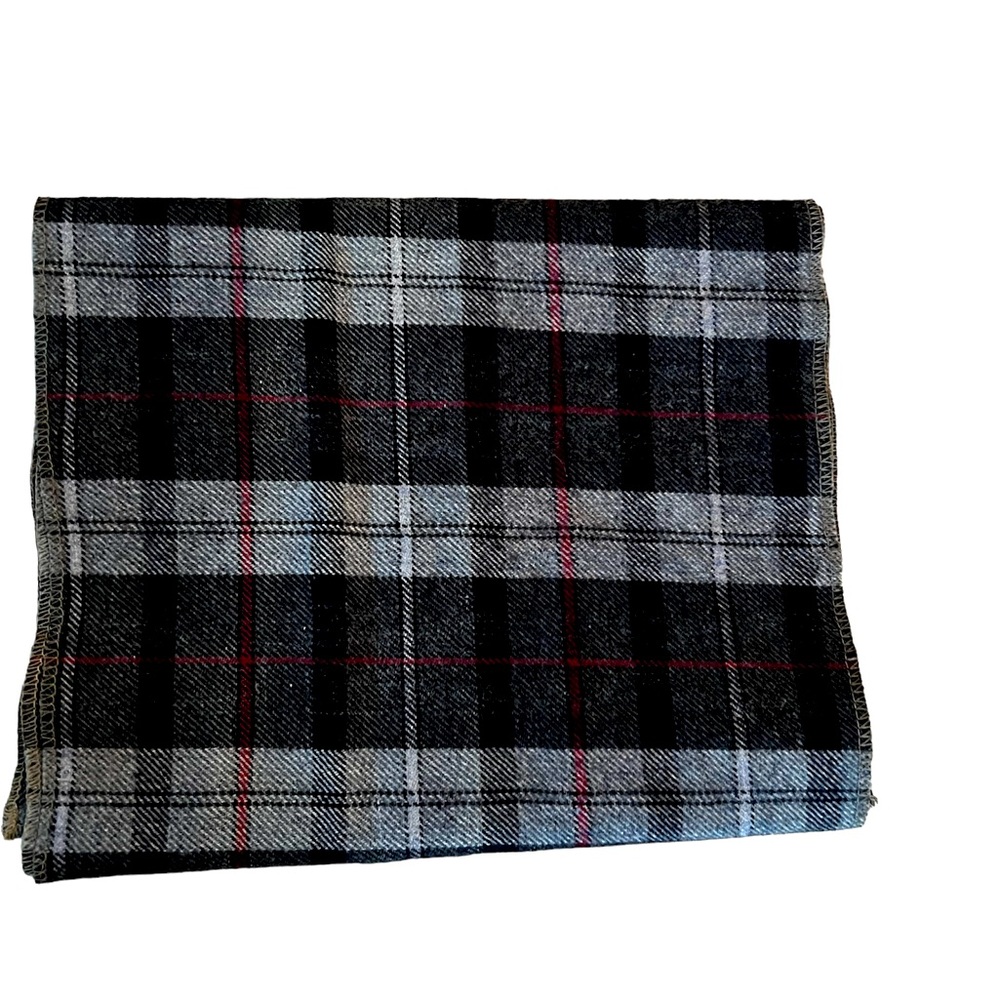 Wool Plaid Scarf